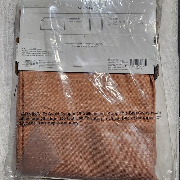 Threshold rectangular tablecloth W60'' x L120'' - Picture 5 of 7